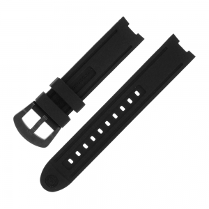 Buddha to Buddha Watch Strap for Accelerator BTB.F.R 39mm Watches - Black Rubber 18mm