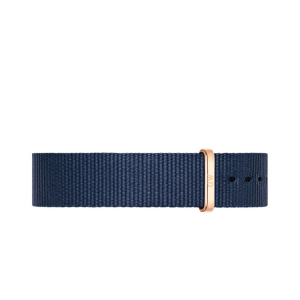 Daniel Wellington 18mm Classic Bayswater NATO Watch Strap Rose Golden Buckle