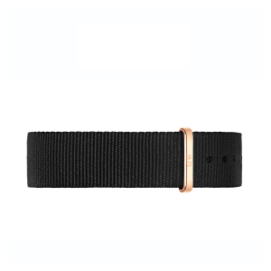 Daniel Wellington 20mm Classic Cornwall NATO Watch Strap Rose Golden Buckle