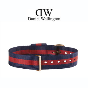 Daniel Wellington 13mm Classy Oxford NATO Watch Strap Rosegold Buckle