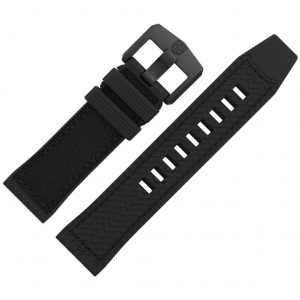 Luminox Ice-Sar Arctic Watch Strap Blue Textile Black NBR Rubber - FPX.2404.21B.1 - 24mm