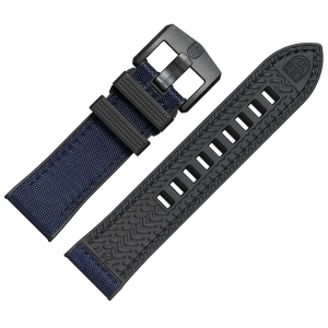Luminox Ice-Sar Arctic Watch Strap Dark Blue Textile Black NBR Rubber - FPX.2404.24B.K - 24mm