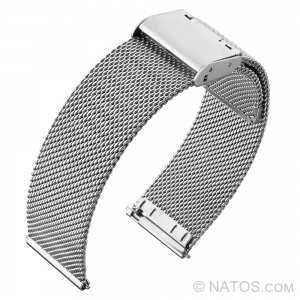 Mesh Watch Bracelet Fine Woven 0.6 Line Milanese Steel
