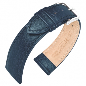 Hirsch Highland Watch Band Italian Calfskin Blue