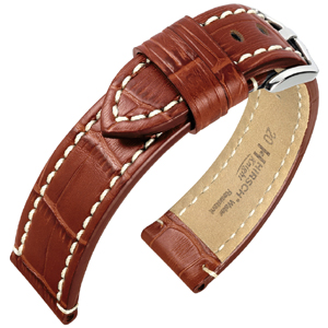 Hirsch Knight Watch Strap Golden Brown
