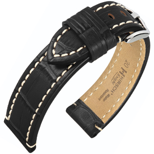 Hirsch Knight Watch Strap Black