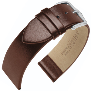Hirsch Wild Calf Watch Strap Brown