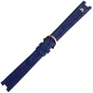 Maurice Lacroix Calypso Watch Strap Ostrich Blue