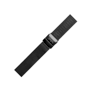 LLarsen / Lars Larsen 14mm Watch Bracelet Black Steel Mesh