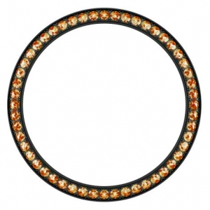 Marc Coblen / TW Steel Bezel 42mm Black Steel Orange Crystals - MCB42B203