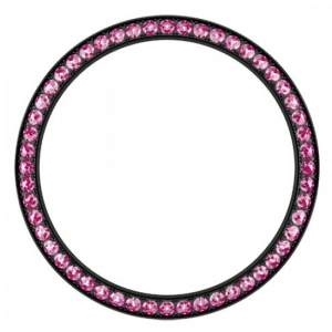 Marc Coblen / TW Steel Bezel 42mm Black Steel Pink Crystals - MCB42B209