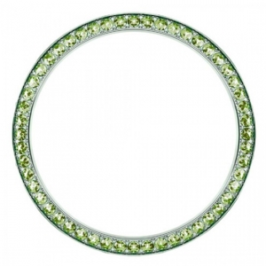 Marc Coblen / TW Steel Bezel 42mm Stainless Steel Light Green Crystals - MCB42S214