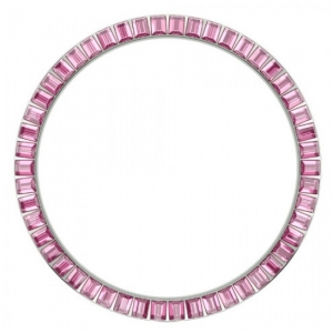 Marc Coblen / TW Steel Bezel 45mm Stainless Steel Pink Crystals - MCB45S209