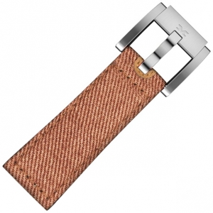 Marc Coblen / TW Steel Watch Strap Orange Denim on Leather 22mm