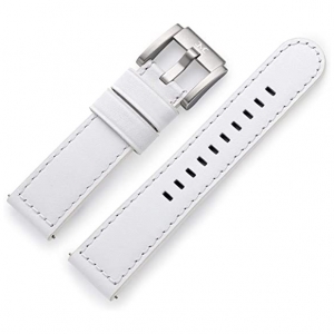 Marc Coblen / TW Steel Watch Strap White Leather 22mm