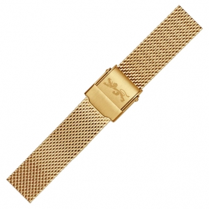 LLarsen / Lars Larsen 20mm Watch Bracelet Gold Steel Mesh
