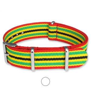 Rasta / Reggae NATO G10 Military Nylon Strap