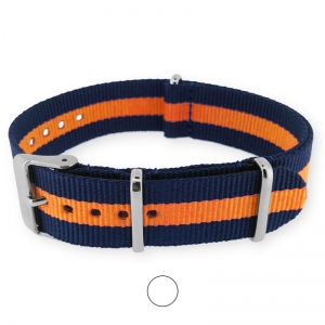 Regimental Navy Orange NATO G10 Military Nylon Strap