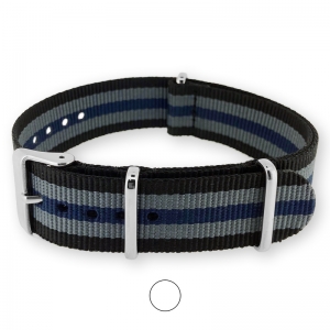 Black Gray Blue NATO G10 Military Nylon Strap