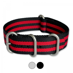 TW Steel Heavy Duty NATO Strap Red Bond - MATTE/PVD