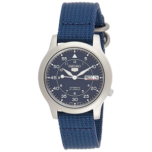 Seiko 5 Watch Strap SNK807 Blue Canvas 18mm