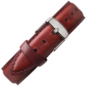 Daniel Wellington 20mm Classic St Mawes Brown Leather Watch Strap Steel Buckle