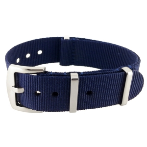 Navy Blue Superstrap Mega NATO Nylon Strap - SS/Matte