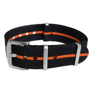 Orange Skunk Superstrap Mega NATO Nylon Strap - Matte