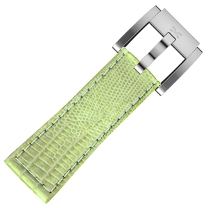 Marc Coblen / TW Steel Watch Strap Green Leather Snake 22mm