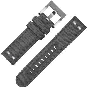 TW Steel Watch Strap VS12, VS14 Grey Canvas 24mm