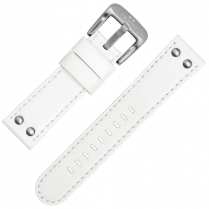 TW Steel Watch Strap White Calf Skin 24mm