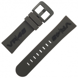TW Steel VR46 Valentino Rossi TW936 Watch Strap - Gray Silicone 24mm