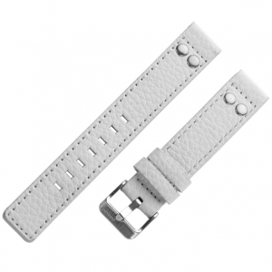 OOZOO Watch Band White Leather with Studs