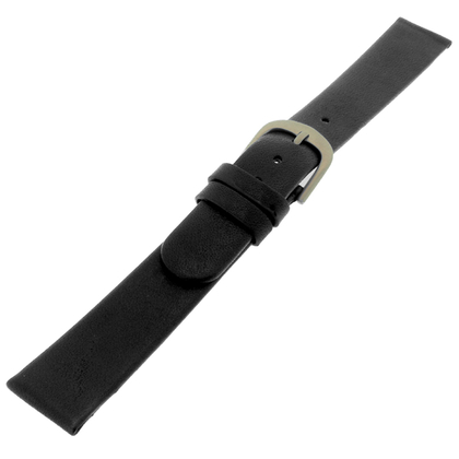 Danish Design Black Watch Strap Calfskin with Titanium Clasp