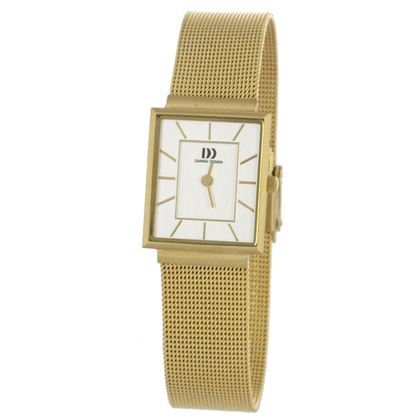 Watch Band Danish Design IV05Q737 - mesh/milanese gold coloured woven steel