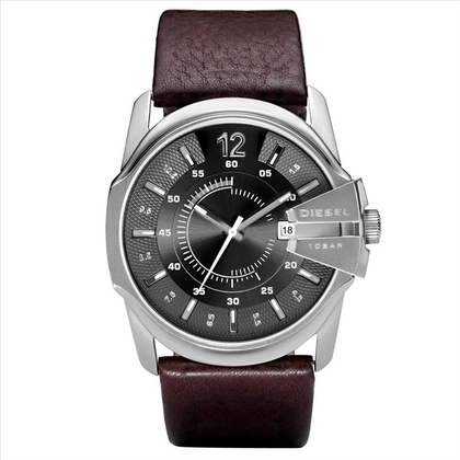 Diesel DZ1206 Watch Strap Brown Leather