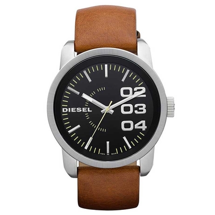 Diesel DZ1513 Watch Strap Brown Leather