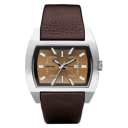 Diesel DZ1114 Watch Strap Brown Leather