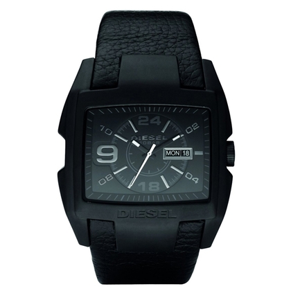 Diesel DZ1430 Watch Strap Black Leather