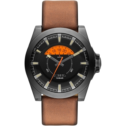 Diesel DZ1660 Watch Strap Brown Leather