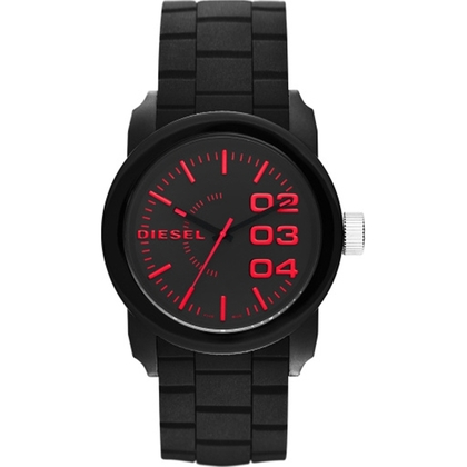 Diesel DZ1777 Watch Strap Black Rubber