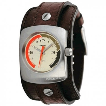 Diesel  DZ2022 Watch Strap Brown Leather