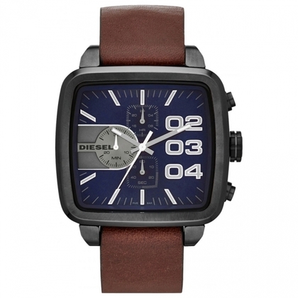 Diesel DZ4302 Watch Strap Brown Leather
