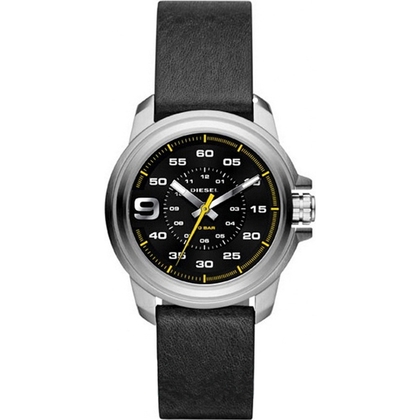 Diesel DZ1745 Watch Strap Black Leather