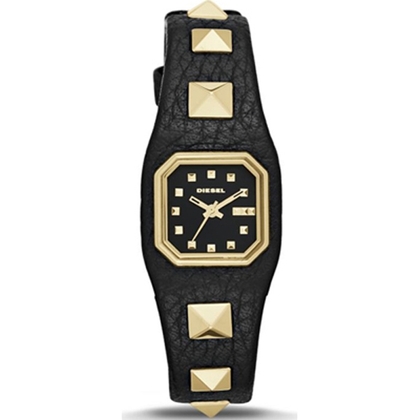 Diesel DZ5503 Watch Strap Black Leather