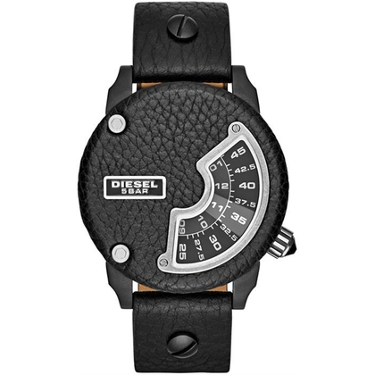 Diesel DZ7353 Watch Strap Black Leather