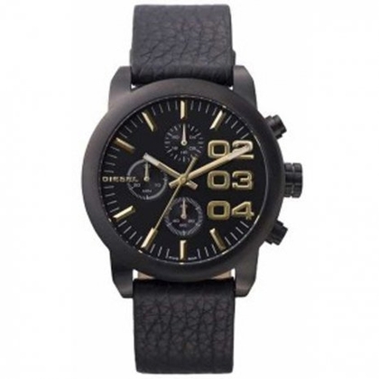 Diesel DZ5442 Watch Strap Black Leather