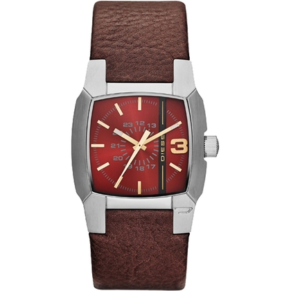 Diesel DZ1667 Watch Strap Brown Leather