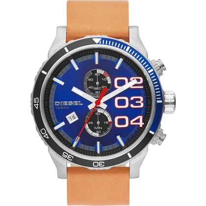 Diesel DZ4322 Watch Strap Brown Leather
