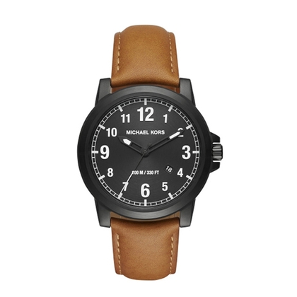Michael Kors MK8502 Watch Strap Brown Leather